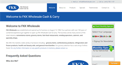 Desktop Screenshot of fkkwholesale.com