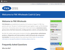 Tablet Screenshot of fkkwholesale.com